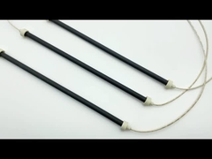 カスタマイズ石英加熱赤外線ランプ 220V 単管長波黒色管