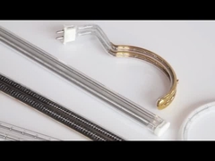 中波のコーティング白いハロゲン赤外線暖房のラジエーターの二重管