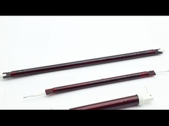 レッドクォーツガラス 短波IRランプ 1500mm セラミック赤外線ヒートエレメント