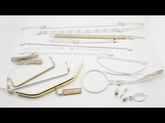 シングルチューブ金メッキハロゲン加熱ランプ U字型フラットアングル赤外線加熱ランプ