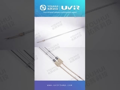 11x23mm ハロゲン IR 赤外線 チューブランプ 金メッキツインチューブ石英ヒーターランプ