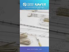 シングルチューブ石英短波加熱ランプ タングステン赤外線チューブ