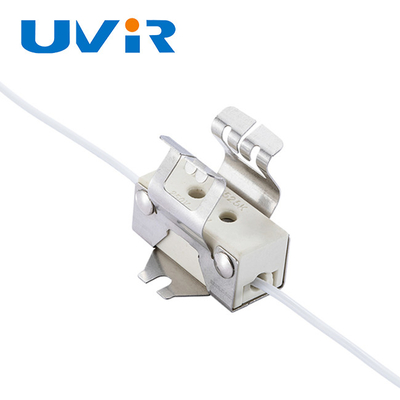 良い価格 IRランプ陶磁器熱電球ホルダー、10A 250V 5KVランプのホールダー クリップ オンライン