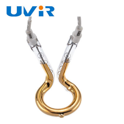 良い価格 650W 240V ゴールドリング赤外線ランプ 52mm OD 短波加熱 オンライン