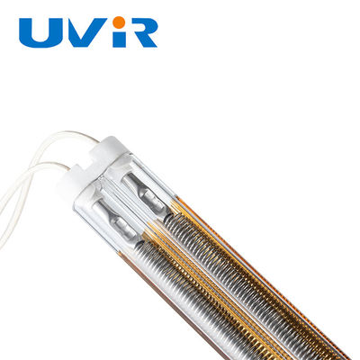 良い価格 2500W 中波赤外線ランプ 415V 金色クォーツチューブ オンライン