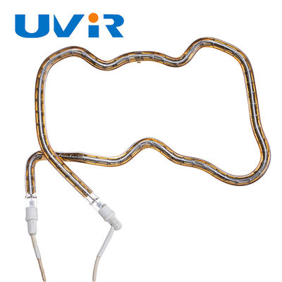 良い価格 3D形状 金メッキ 短波赤外線加熱管 150-6000W オンライン