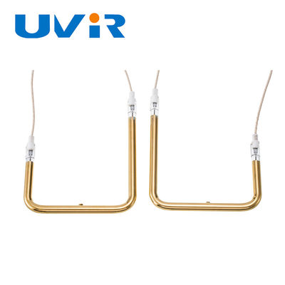 良い価格 230V 910W 金色赤外線ヒーターエレメント石英管 オンライン