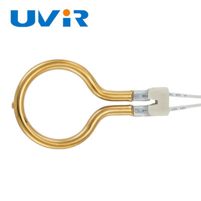 良い価格 クォーツリング赤外線ランプ 8-14mm 直径100-7600W ゴールド反射器 オンライン