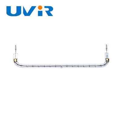 UVIR カスタマイズされたクォーツガラスヒッティングチューブ U形赤外線ランプチューブ