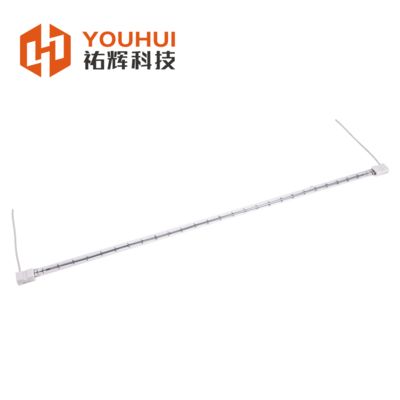 単管クォーツ赤外線ランプ 工業用用 タンプスミン繊維とクォーツガラス