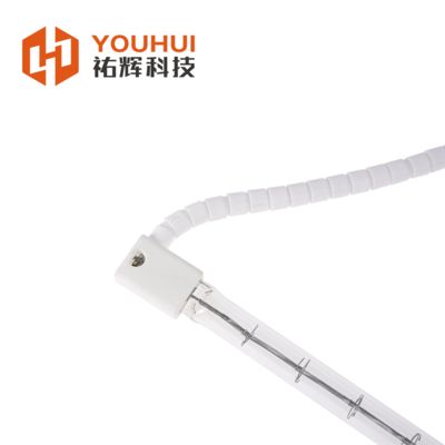 良い価格 SK15 ベース 200-4000W 石英ハロゲン赤外線ヒーターランプ、1-2μm 波長、工業用加熱用 5000 時間の動作時間 オンライン