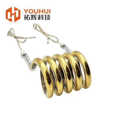 良い価格 24-575V 電圧 39-600mm 外径 1100-2600°C フィラメント温度 リング 赤外線ランプ 円形赤外線ヒーターチューブ オンライン