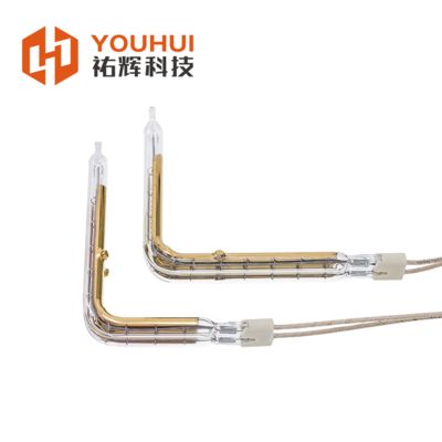 良い価格 Industrial Use 1250°C Working Temperature High Purity Quartz Infrared Heating Element and Halogen Heating Tube オンライン
