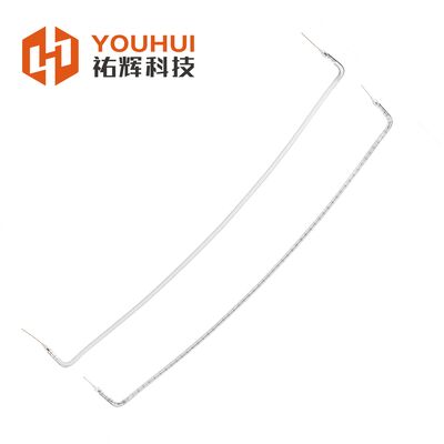 白いコーティングハロゲンヒートランプ 寿命10000~20000h,熱帯電線温度1100~2600°C 最適な赤外線熱