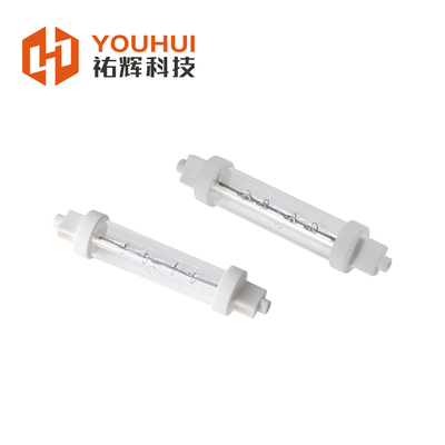 良い価格 200-4000W シングルチューブハロゲン赤外線ヒーターランプ 5000h 寿命と産業暖房のための55-575V電圧 オンライン