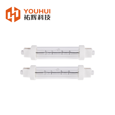 良い価格 5000h の作業時間,55-575V の電圧,および工業暖房のためのショートウェーブを持つクォーツ赤外線ランプ オンライン