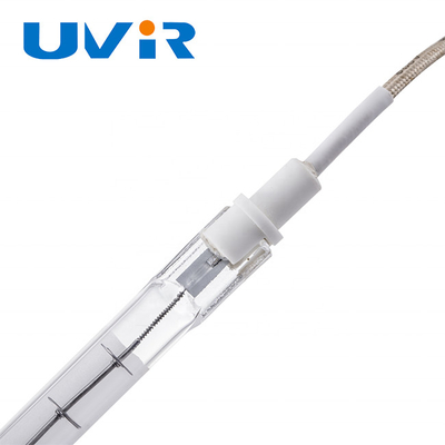 良い価格 単管クォーツ赤外線ランプ 1秒応答時間 500mm総長さ 430mm加熱長さ 工業用 オンライン