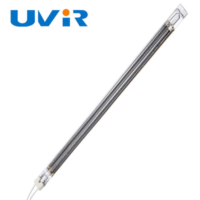 金メッキ石英ツインチューブカーボン赤外線エミッター 15x33mm
