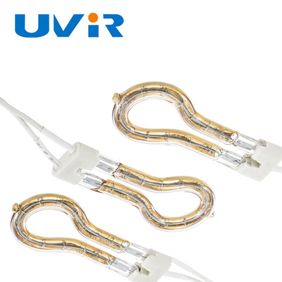 UVIR 450W 金メッキタングステンフィラメントリング赤外線ランプ