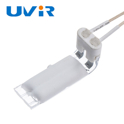 UVIR 3D L型ホワイトコーティング クォーツ 赤外線熱元 1100W 115V